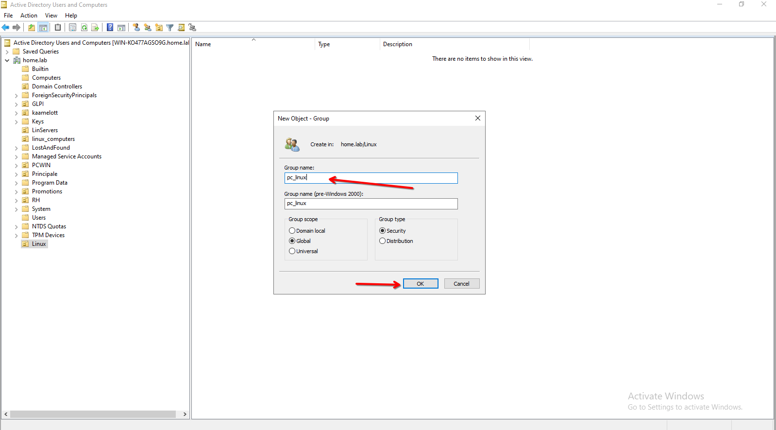 Config AD